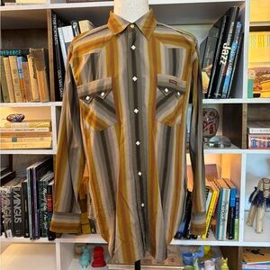 Lucky Brand Multicolor Striped Men's Shirt